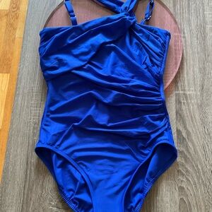 Women Swim Blue Swimsuit